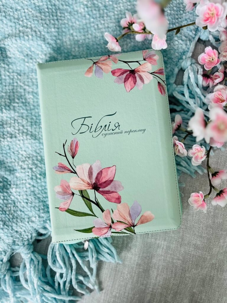 Біблія (замок бірюзова) — обкладинка книги