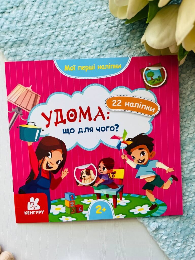 Мої перші наліпки. Удома: що для чого? — обкладинка книги