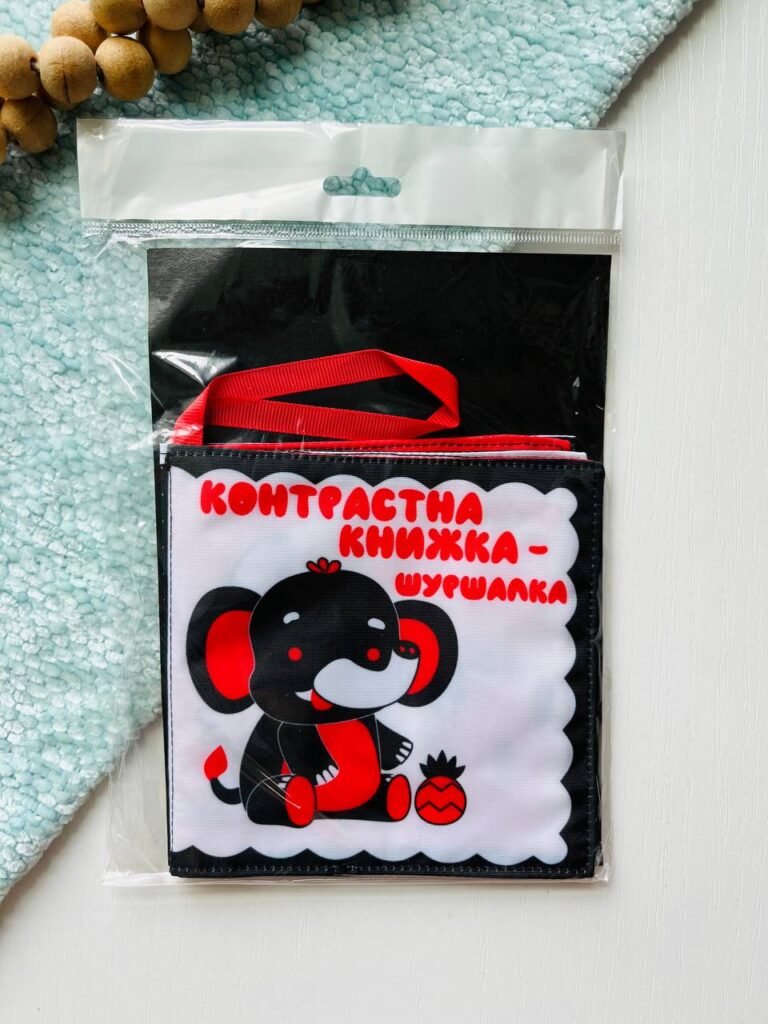 Контрастна книжка – шуршалка “Слонік Нік” — обкладинка книги