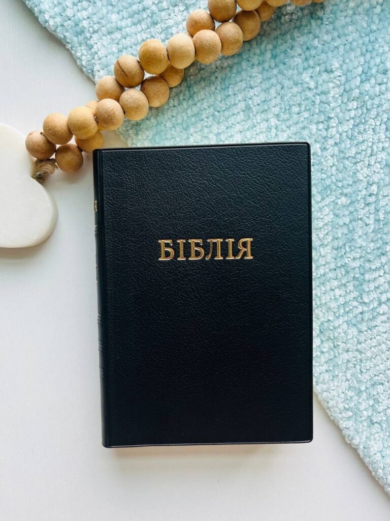 БІБЛІЯ № 1014232 вініл чорна Огієнко — обкладинка книги