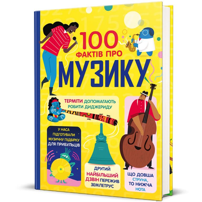 100 фактів про музику – Джером Мартін, Еліс Джеймс, Лен Кук, Алекс Фріт — обкладинка книги