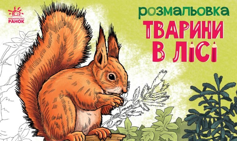 Тварини в лісі – Авт. гр. МАГ – Тварини – Ранок — обкладинка книги