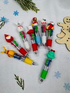 Ручка різдвяна подарункова 4 кольори - В асортименті
