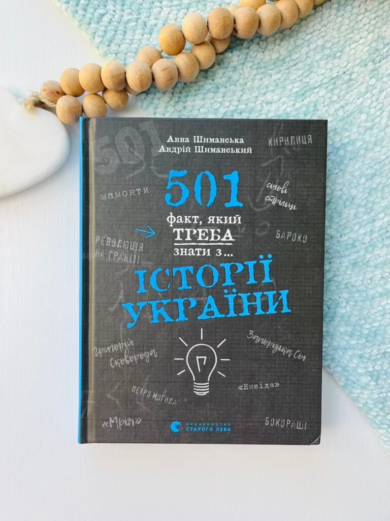 501 факт, який треба знати з… історії України – Анна Шиманська, Андрій Шиманський — обкладинка книги