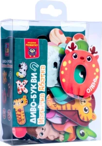 Гра розвиваюча магнітна. Диво-букви. Абетка - Vladi Toys