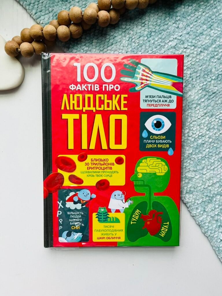 100 фактів про людське тіло – Алекс Фріт, Мінна Лейсі, Джонатан Мелмот і Меттью Олдгем — обкладинка книги