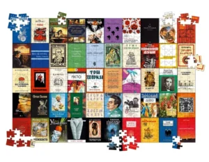 Пазл 50 українських книг - колектив авторів - Ukrainian Puzzles