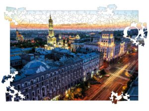 Пазл Успенський Собор і центр Харкова - колектив авторів - Ukrainian Puzzles