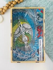 Деревʼяний пазл Боривітер. Алла Горська - Ukrainian Puzzles