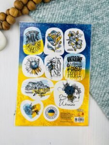 Стікери MADE IN UKRAINE. Ми з України - ВГ Кенгуру - Кенгуру