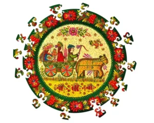 Пазл Петриківське весілля - колектив авторів - Ukrainian Puzzles