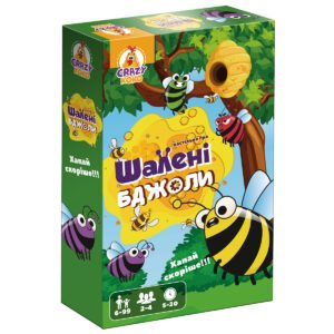 Гра настільна Vladi Toys розважальна. Шалені бджоли. VT8077-06 - колектив авторів - Vladi Toys