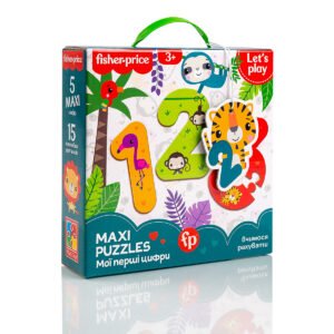 Maxi puzzle «Fisher-Price. Мої перші цифри» VT1711-07 - колектив авторів - Vladi Toys