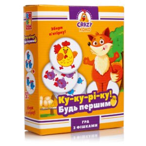 Гра настільна Vladi Toys розважальна Crazy Koko «Ку-ку-рі-ку!» VT8025-08 - колектив авторів - Vladi Toys