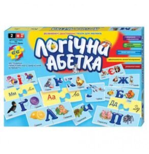 Пазли розвиваючі Логічна абетка - колектив авторів - Danko Toys