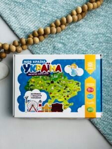 Магнітна карта-пазл Моя країна - Україна - колектив авторів - Ukrainian Puzzles